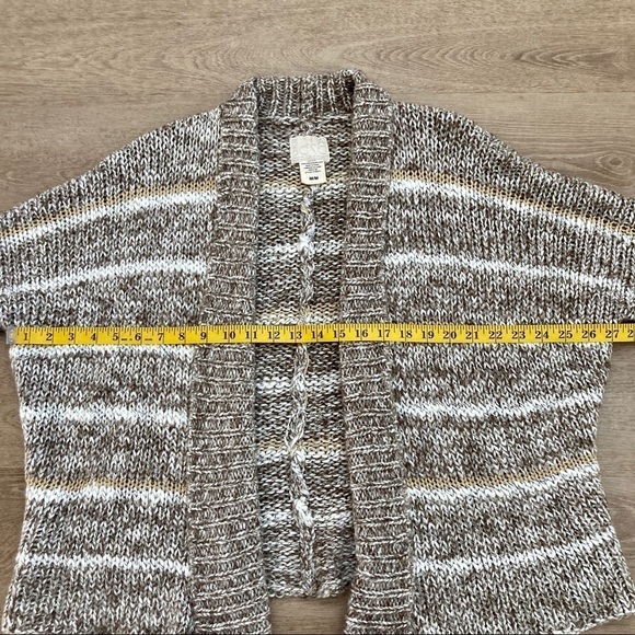 Billabong cozy knit stripe cardigan sweater M - Picture 9 of 11